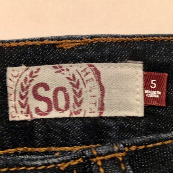 SO Jean shorts, size 5 - Picture 3 of 3